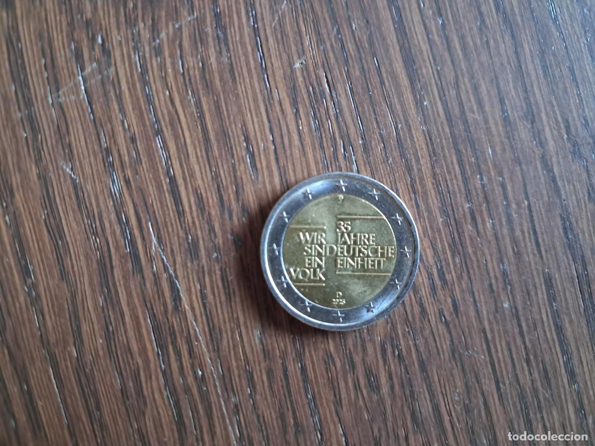 Monedas antiguas de Europa: Moneda 2 Euros Conmemorativa Alemania 2025 - 35 Aniversario de la Unidad Alemana - Ceca J