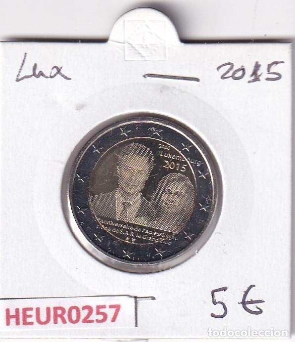 Monedas antiguas de Europa: HEUR0257 MONEDA LUXEMBURGO 2 EUROS 2015 (15 Aniv. Gran Duque)