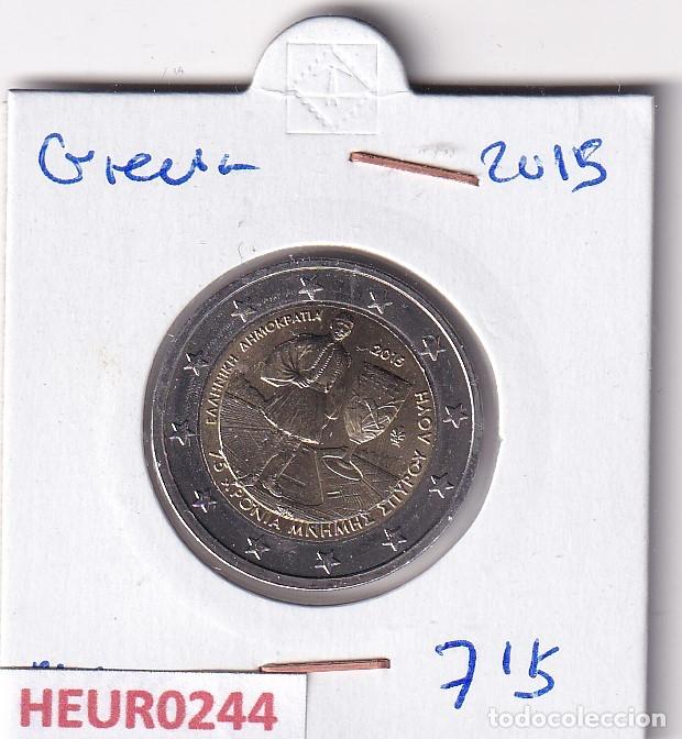 Monedas antiguas de Europa: HEUR0244 MONEDA GRECIA 2 EUROS 2015 (Spitidos Louis)