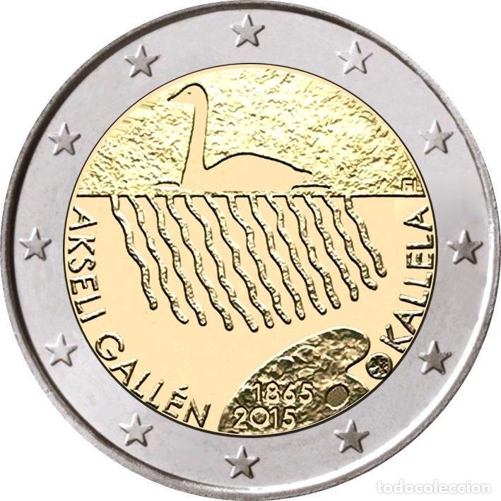 Monedas antiguas de Europa: HEUR0239 MONEDA FINLANDIA 2 EUROS 2015 (Aksell Gallen-Kallela)