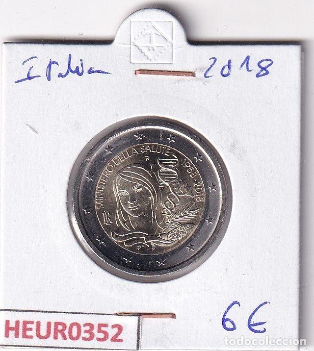 Monedas antiguas de Europa: HEUR0352 MONEDA ITALIA 2 EUROS 2018 (Ministerio de salud)