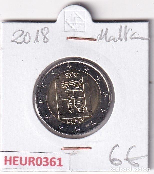 Monedas antiguas de Europa: HEUR0361 MONEDA MALTA 2 EUROS 2018 (Patrimonio cultural)