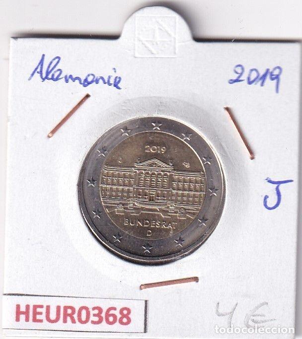 Monedas antiguas de Europa: HEUR0368 MONEDA ALEMANIA 2 EUROS 2019 Letra J (Bundesrat)