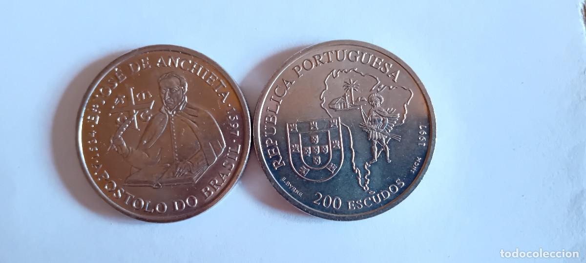Monedas antiguas de Europa: PORTUGAL 200 ESCUDOS 1997, PADRE ANCHIETA APOSTOL DEL BRASIL , CUPRONIQUEL