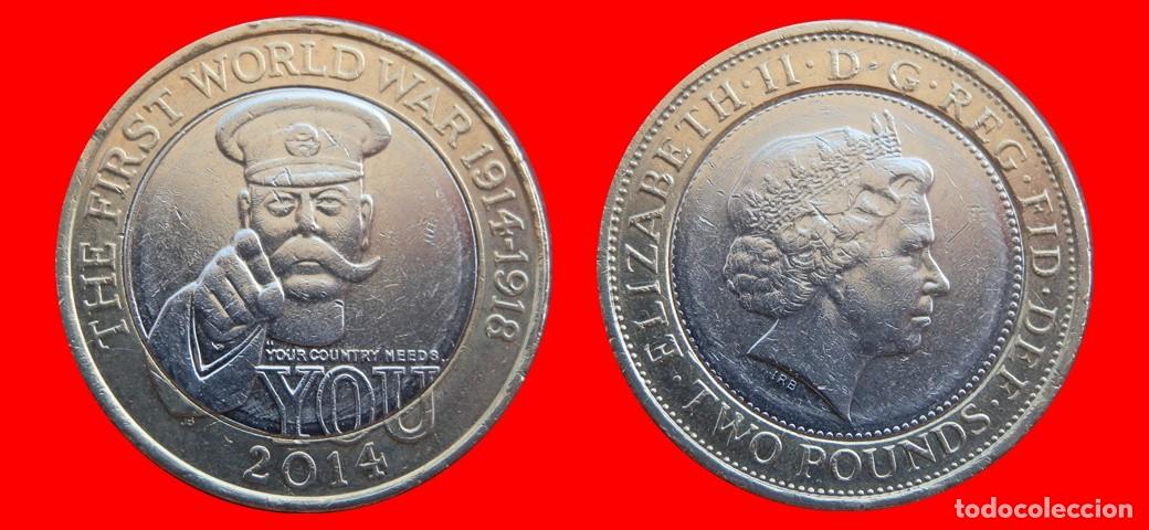Monedas antiguas de Europa: 2 LIBRAS POUNDS 2014 INGLATERRA REINO UNIDO-154111