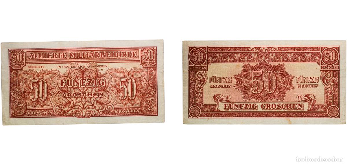 Monedas antiguas de Europa: Austria Second Republic 1944 50 Groschen (Allied Military Authority) Paper XF KK Banknoten 207 P 1