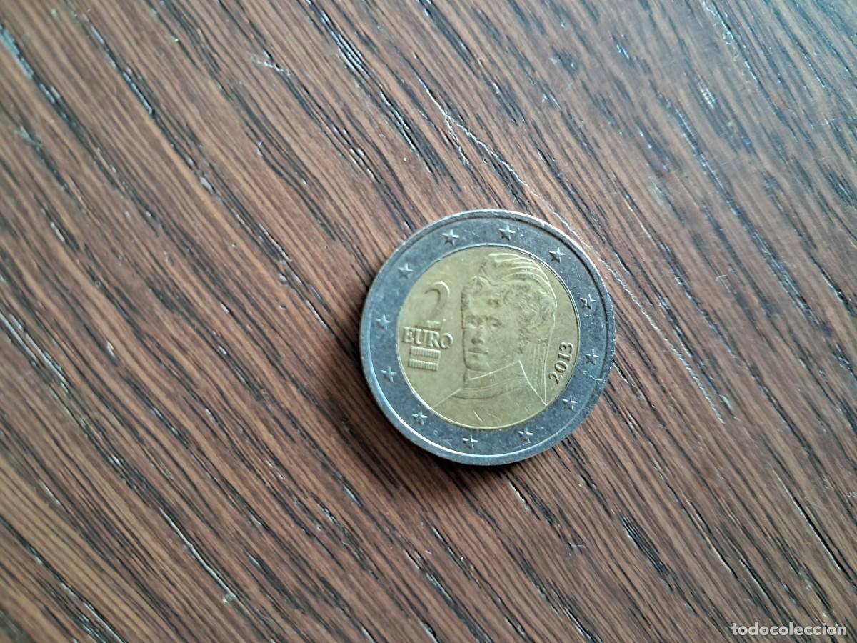 Monedas antiguas de Europa: moneda de 2 euros de Austria, a&ntilde;o 2013.