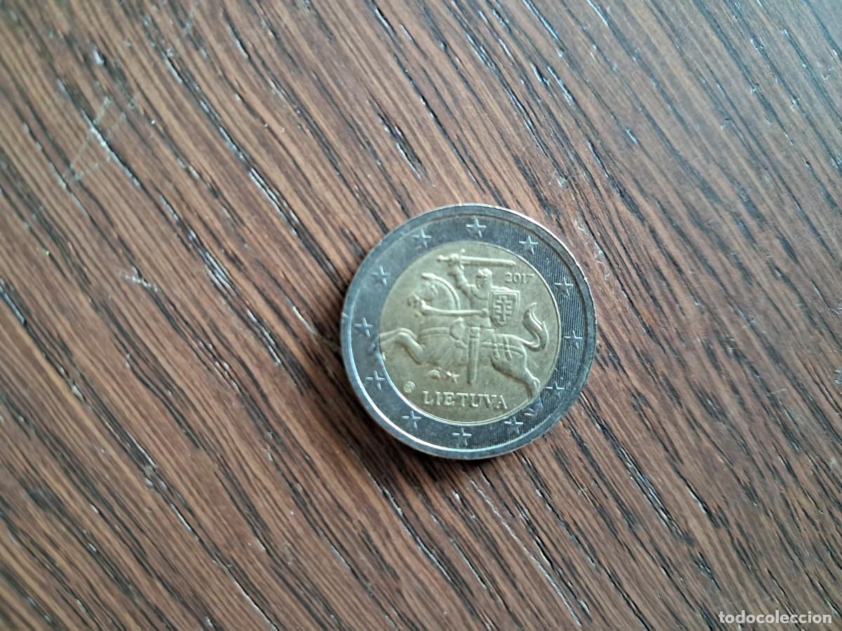 Monedas antiguas de Europa: moneda de 2 euros de Lituania, Lietuva, a&ntilde;o 2017.