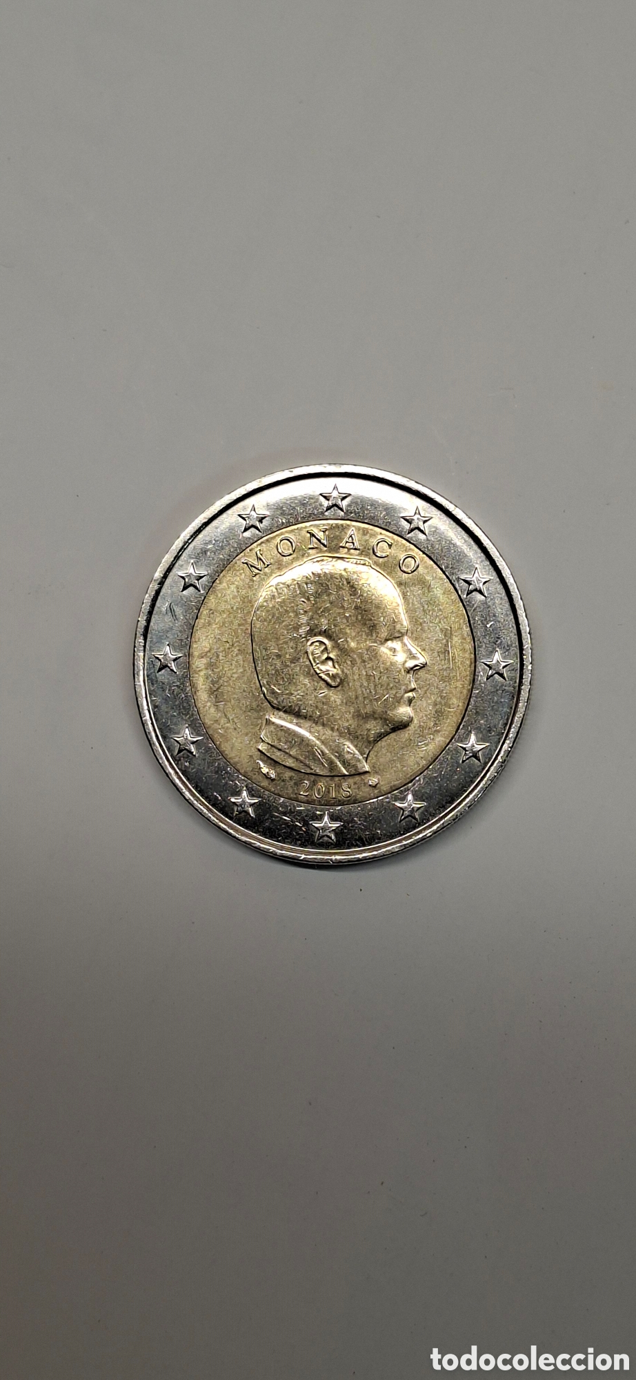 Monedas antiguas de Europa: Dos euros 2&euro; de Monaco 2018