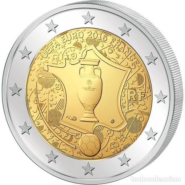 Monedas antiguas de Europa: Francia 2020 - Moneda conmemorativa 2 euros : Campeonato de Europa de la UEFA