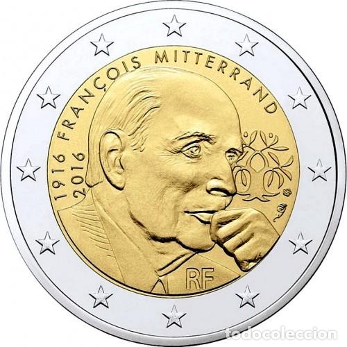 Monedas antiguas de Europa: Francia 2016 - Moneda conmemorativa 2 euros : 20.&ordm; aniv. de la muerte de Fran&ccedil;ois Mitterrand
