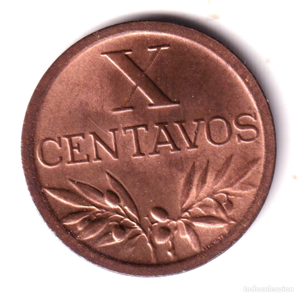 Monedas antiguas de Europa: PORTUGAL 10 centavos 1961 REPUBLICA PORTUGUESA - muy bella