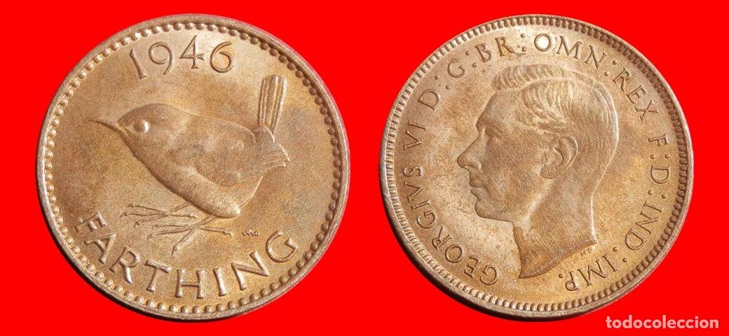 Monedas antiguas de Europa: 1 FARTHING 1946 INGLATERRA REINO UNIDO-154132
