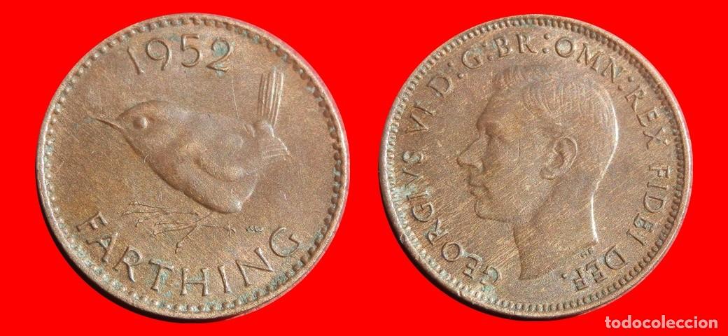 Monedas antiguas de Europa: 1 FARTHING 1952 INGLATERRA REINO UNIDO-154137