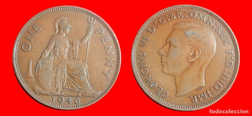Monedas antiguas de Europa: 1 PENIQUE PENNY 1946 INGLATERRA REINO UNIDO-154149
