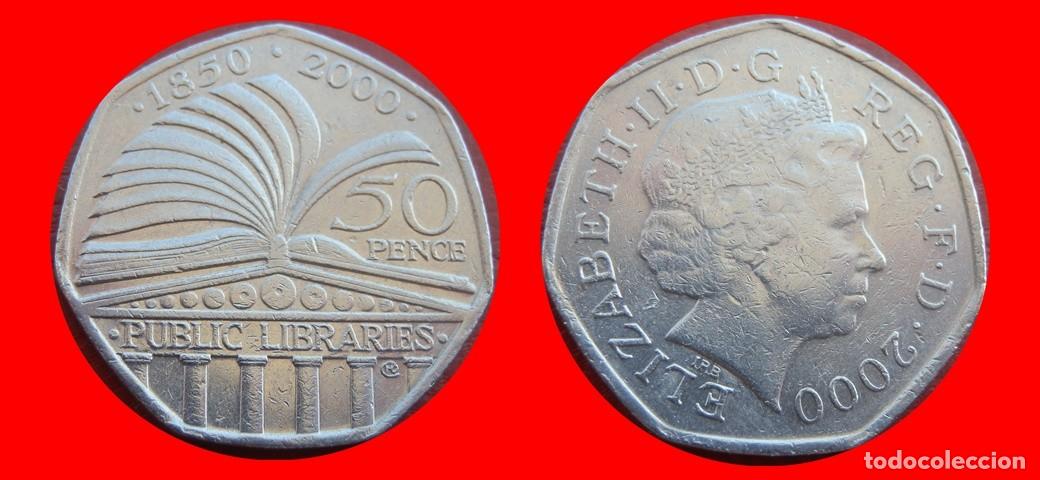 Monedas antiguas de Europa: 50 PENIQUES PENCE 2000 INGLATERRA REINO UNIDO-154158