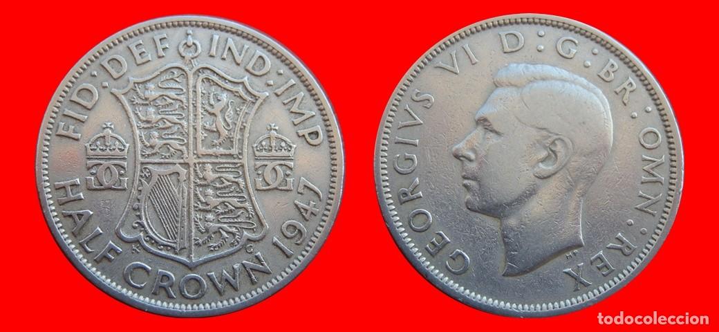 Monedas antiguas de Europa: 1/2 CORONA 1947 INGLATERRA REINO UNIDO-154162