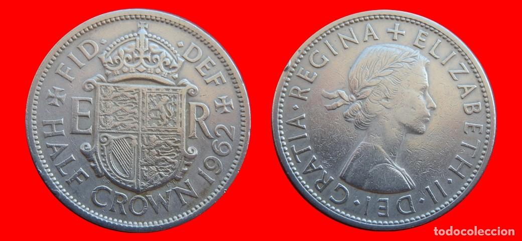 Monedas antiguas de Europa: 1/2 CORONA 1962 INGLATERRA REINO UNIDO-154164