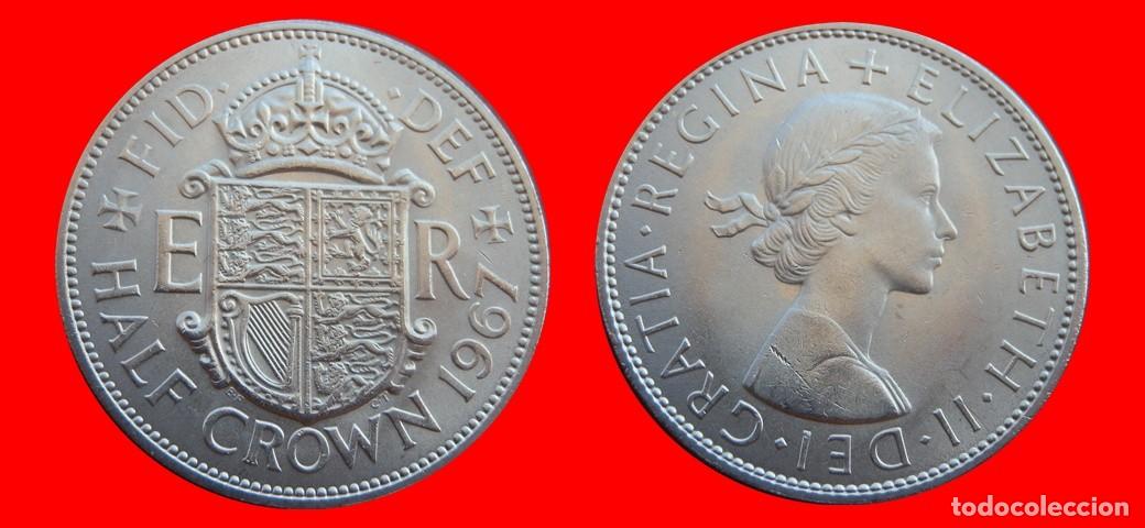 Monedas antiguas de Europa: 1/2 CORONA 1967 INGLATERRA REINO UNIDO-154165