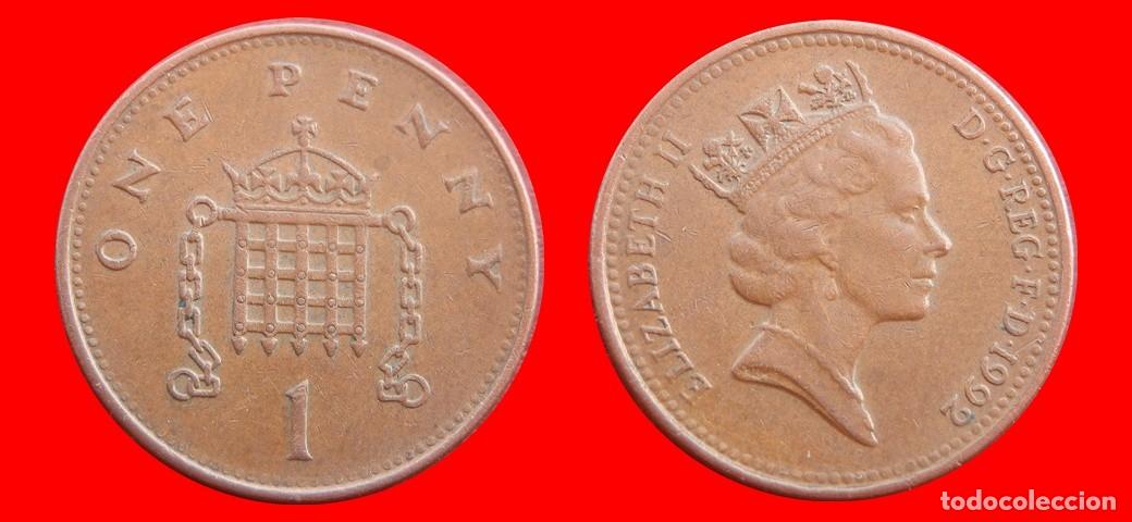 Monedas antiguas de Europa: 1 PENIQUE PENNY 1992 INGLATERRA REINO UNIDO-154166