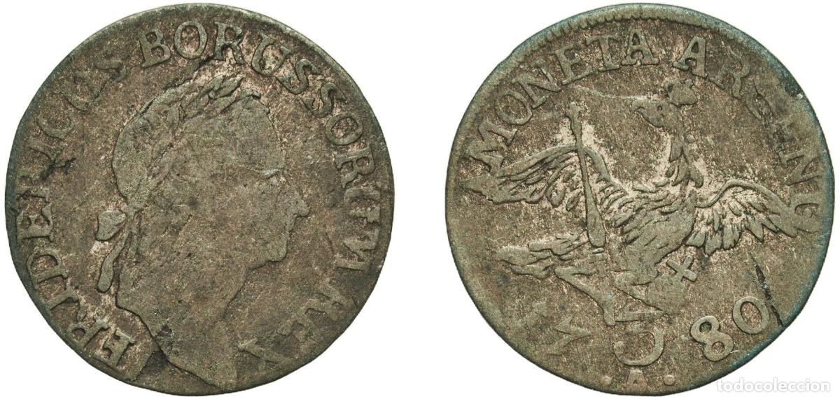 Monedas antiguas de Europa: Germany Kingdom of Prussia Kingdom of Prussia German states 1780 A 3 Gr&ouml;scher - Frederick II Silver