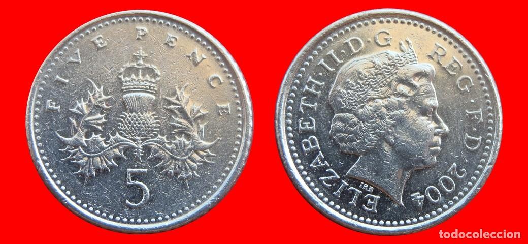 Monedas antiguas de Europa: 5 PENIQUES PENCE 2004 INGLATERRA REINO UNIDO-154179