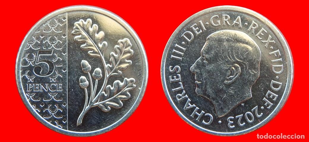 Monedas antiguas de Europa: 5 PENIQUES PENCE 2023 INGLATERRA REINO UNIDO-154181