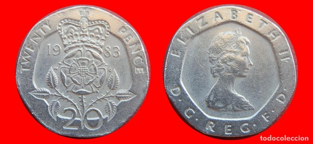 Monedas antiguas de Europa: 20 PENIQUES PENCE 1983 INGLATERRA REINO UNIDO-154182