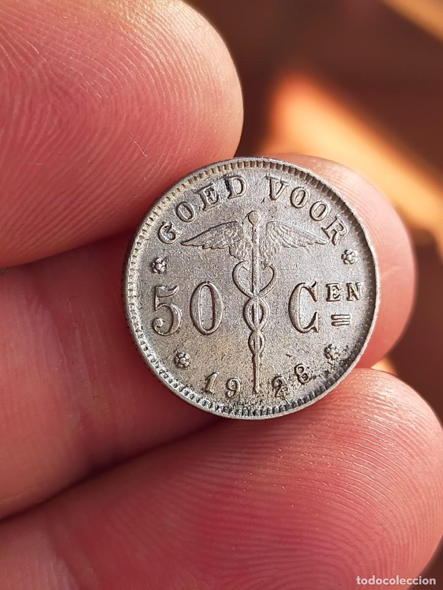 Monedas antiguas de Europa: MONEDA DE 50 CINCUENTA CENTIMES CENTAVOS CENTIMOS BELGICA 1928 BELGIE MUY BUENA CONSERVACION