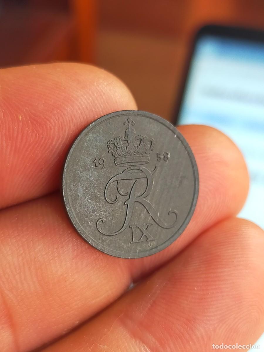 Monedas antiguas de Europa: MONEDA DE 2 DOS ORE DINAMARCA DANMARK 1958 MUY BUENA CONSERVACION
