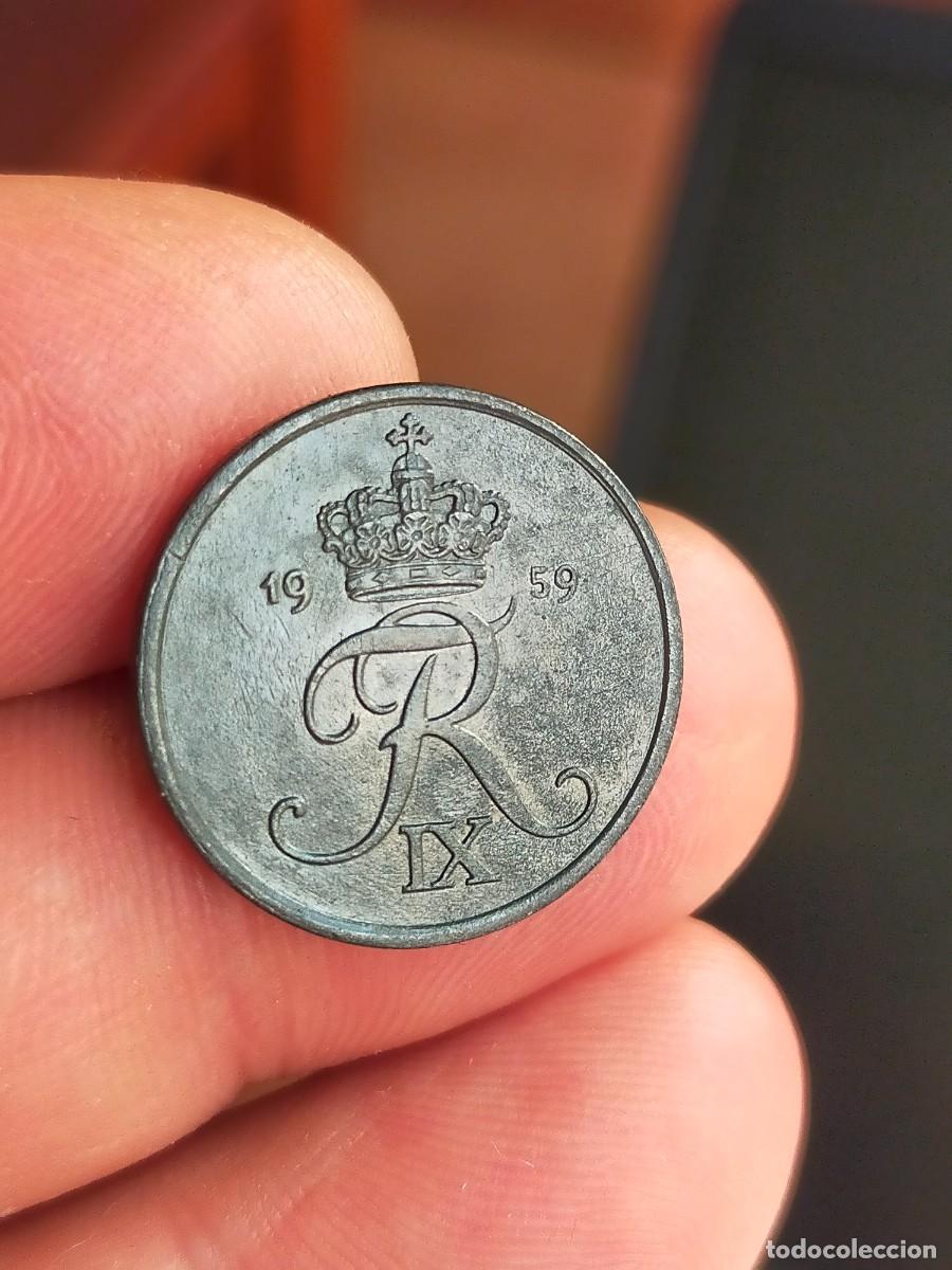 Monedas antiguas de Europa: MONEDA DE 2 DOS ORE DINAMARCA DANMARK 1959 MUY BUENA CONSERVACION