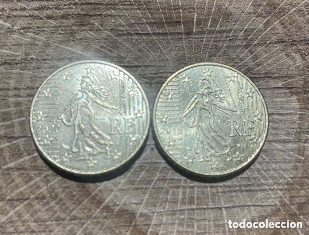 Monedas antiguas de Europa: Varias monedas de euros - Foto 4