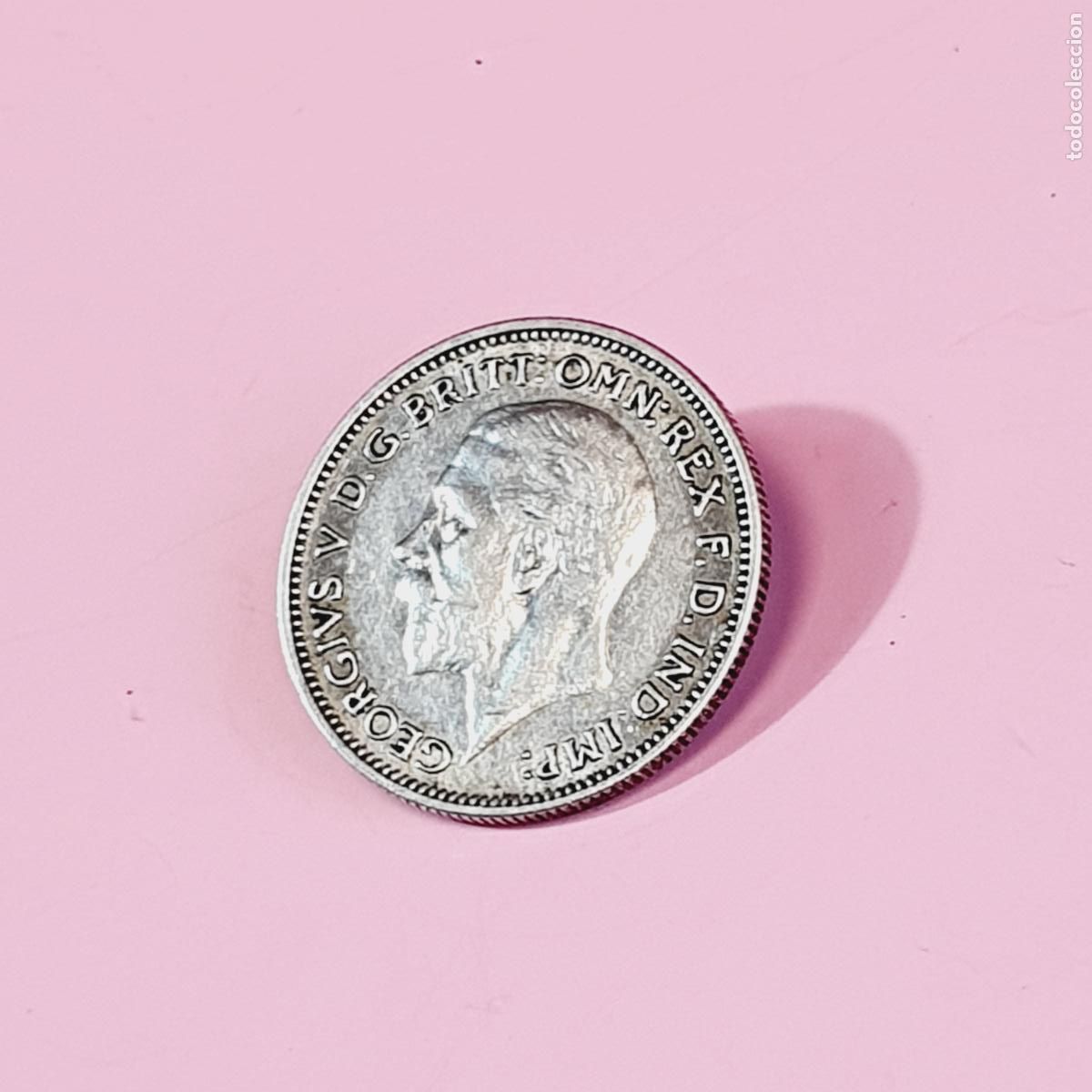 Monedas antiguas de Europa: MONEDA-GRAN BRETA&Ntilde;A-SIX PENCE-JORGE V-PLATA-BUEN ESTADO-VER FOTOGRAF&Iacute;AS.