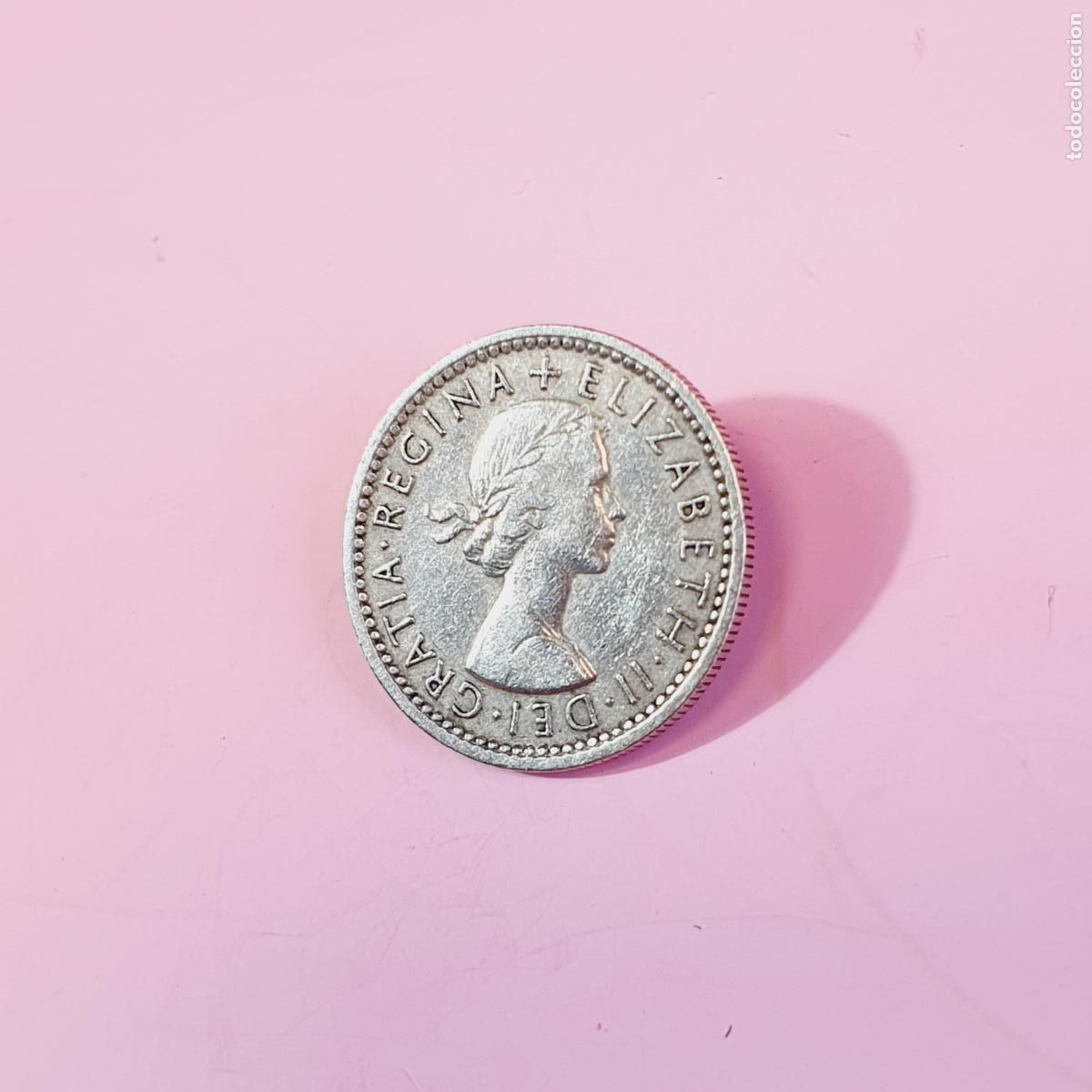 Monedas antiguas de Europa: MONEDA-GRAN BRETA&Ntilde;A-SIX PENCE-1954-PLATA-BUEN ESTADO-VER FOTOGRAF&Iacute;AS.