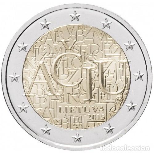 Monedas antiguas de Europa: Lituania 2015 - Moneda conmemorativa 2 euros : El Idioma lituano