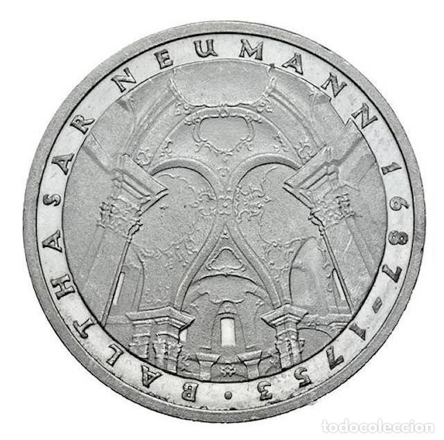 Monedas antiguas de Europa: ALEMANIA 5 marcos plata 1978 F - Balthasar Neumann - 5 mark silver S/C