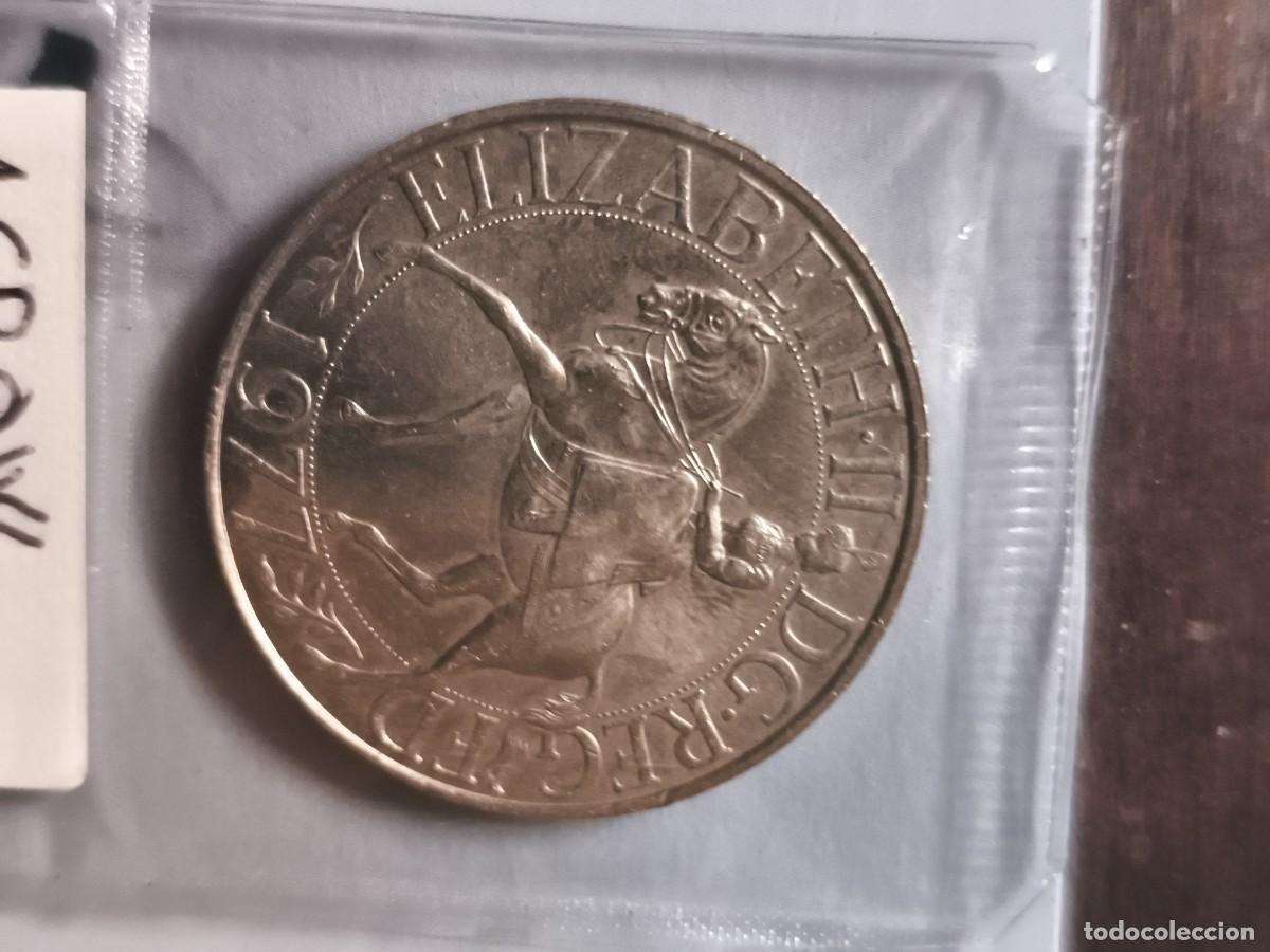 Monedas antiguas de Europa: 1 crow Elizabeth II 1977