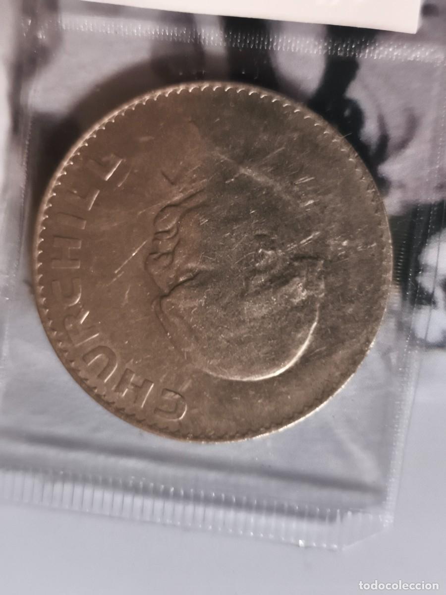 Monedas antiguas de Europa: 1 crow Winston Churchill 1965