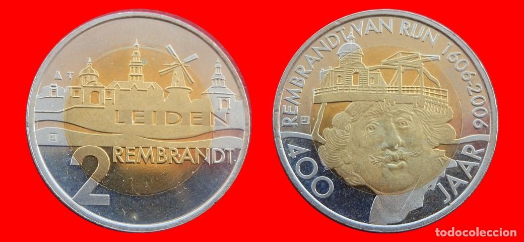 Monedas antiguas de Europa: 2 REMBRANDT 2006 SIN CIRCULAR LEIDEN PAISES BAJOS HOLANDA-9584SC