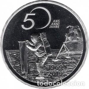 Monedas antiguas de Europa: Suiza 2019, 20 francos, &rdquo;Alunizaje Apolo 11&rdquo; Plata UC# 209./ Sin Circular, Ver descripci&oacute;n y fotos.