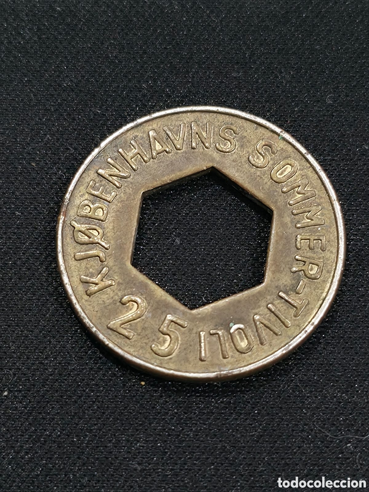 Monedas antiguas de Europa: Ficha Token Dinamarca, 25 ore, Kj&oslash;benhavns Sommer-Tivoli - PEDIDO M&Iacute;NIMO 5&euro;