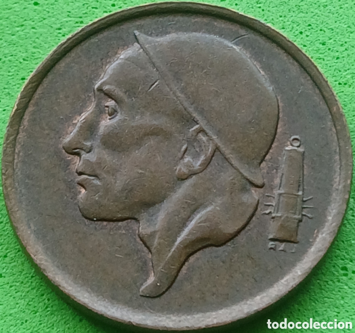 Monedas antiguas de Europa: B&eacute;lgica 50 c&eacute;ntimos 1965 km#148 Belgique