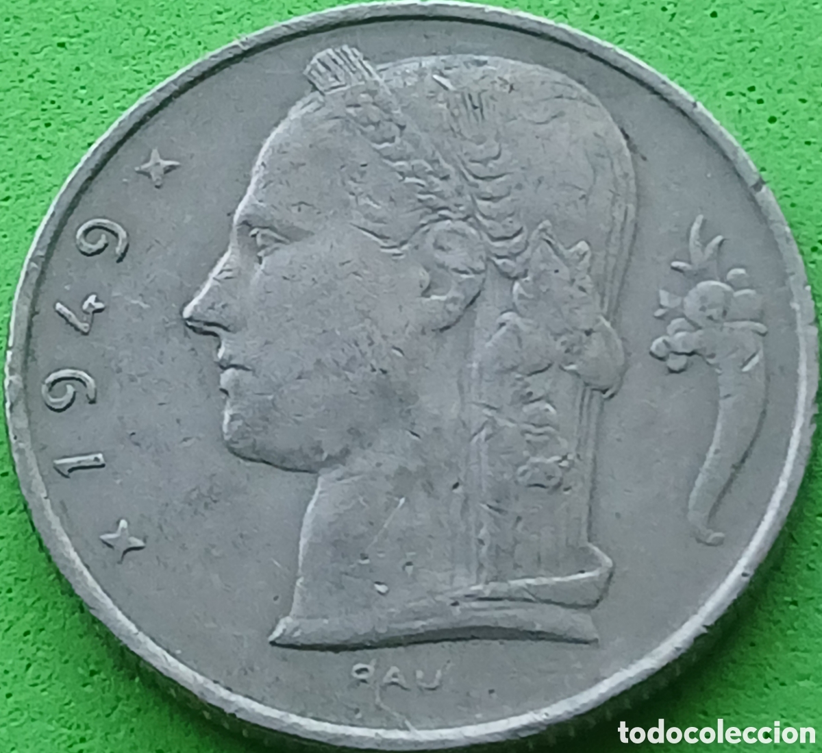 Monedas antiguas de Europa: B&eacute;lgica 5 francos 1949 km#135 Belgie