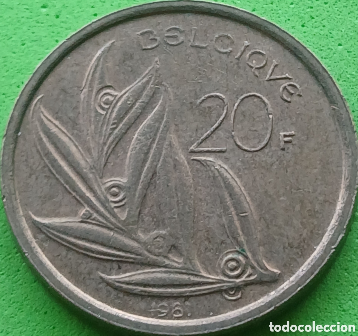 Monedas antiguas de Europa: B&eacute;lgica 20 francos 1981 km#159 Belgique