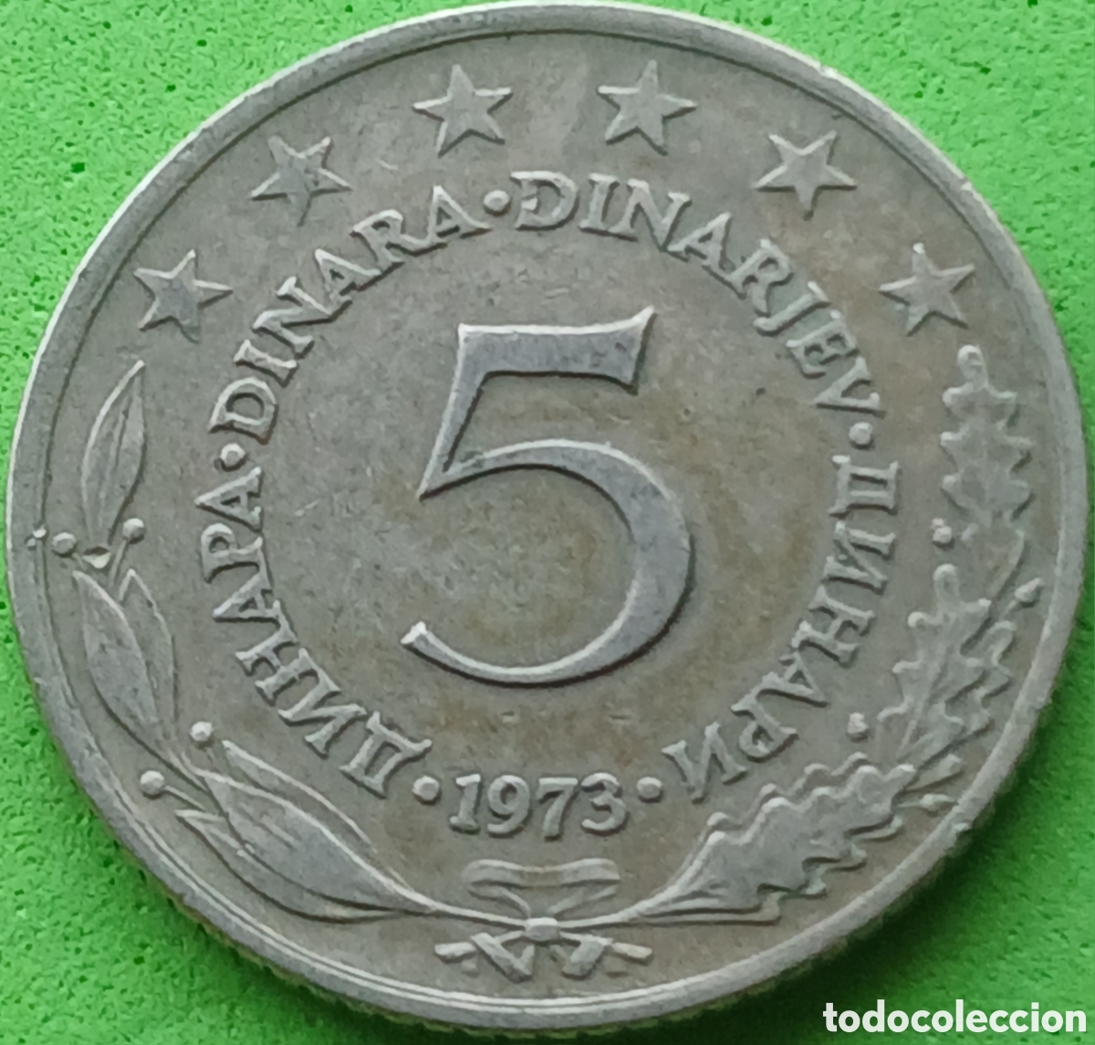 Monedas antiguas de Europa: Yugoslavia 5 dinares 1973 km#58