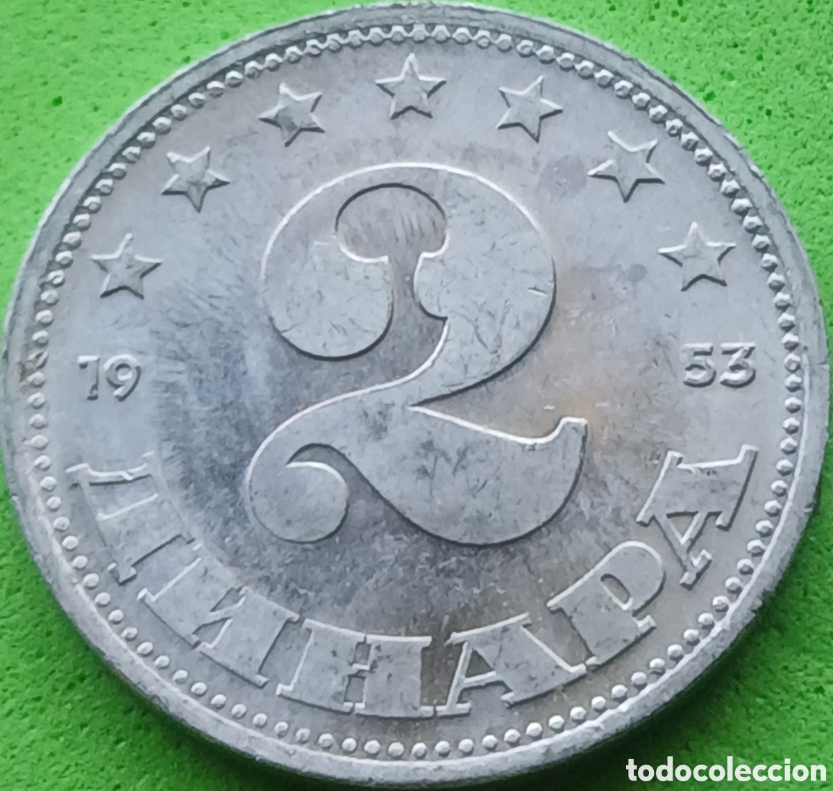 Monedas antiguas de Europa: Yugoslavia 2 dinares 1953 km#31