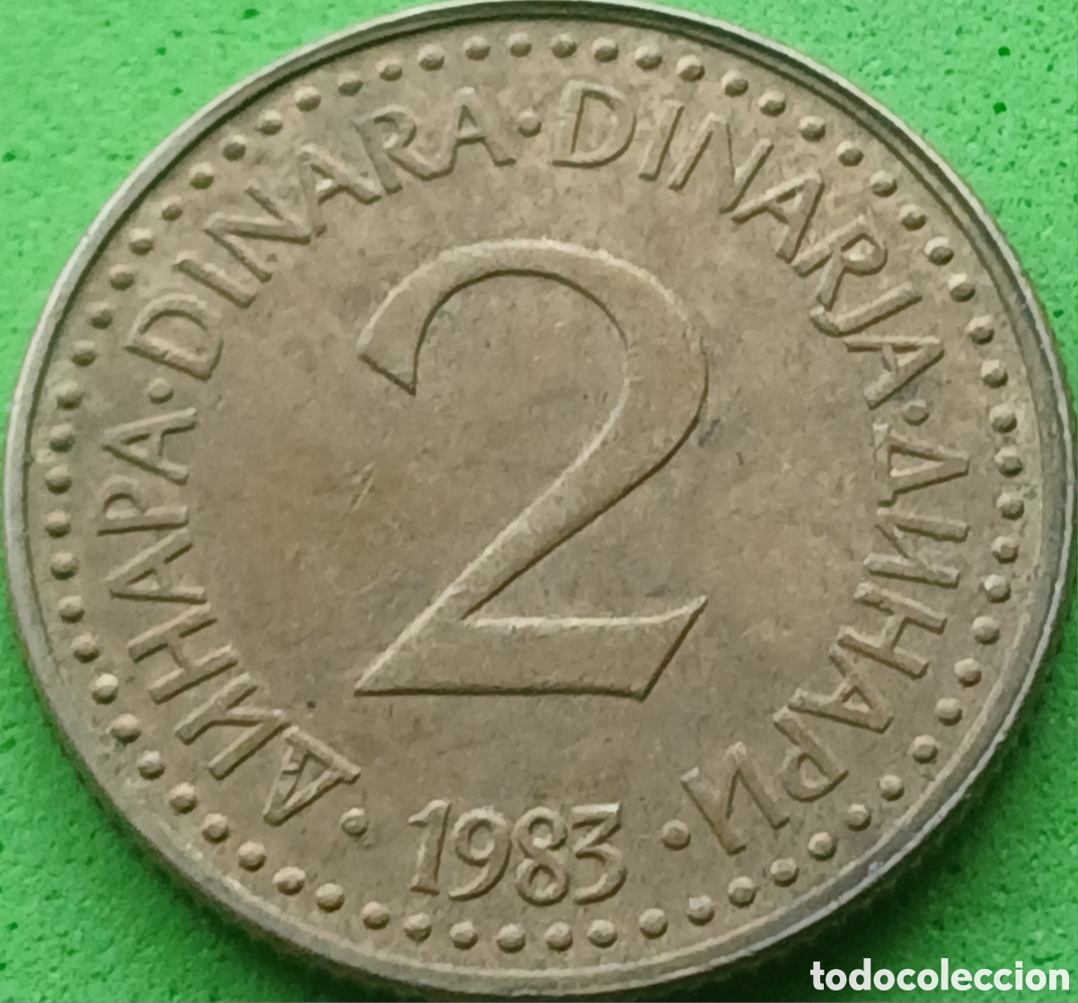 Monedas antiguas de Europa: Yugoslavia 2 dinares 1983 km#87