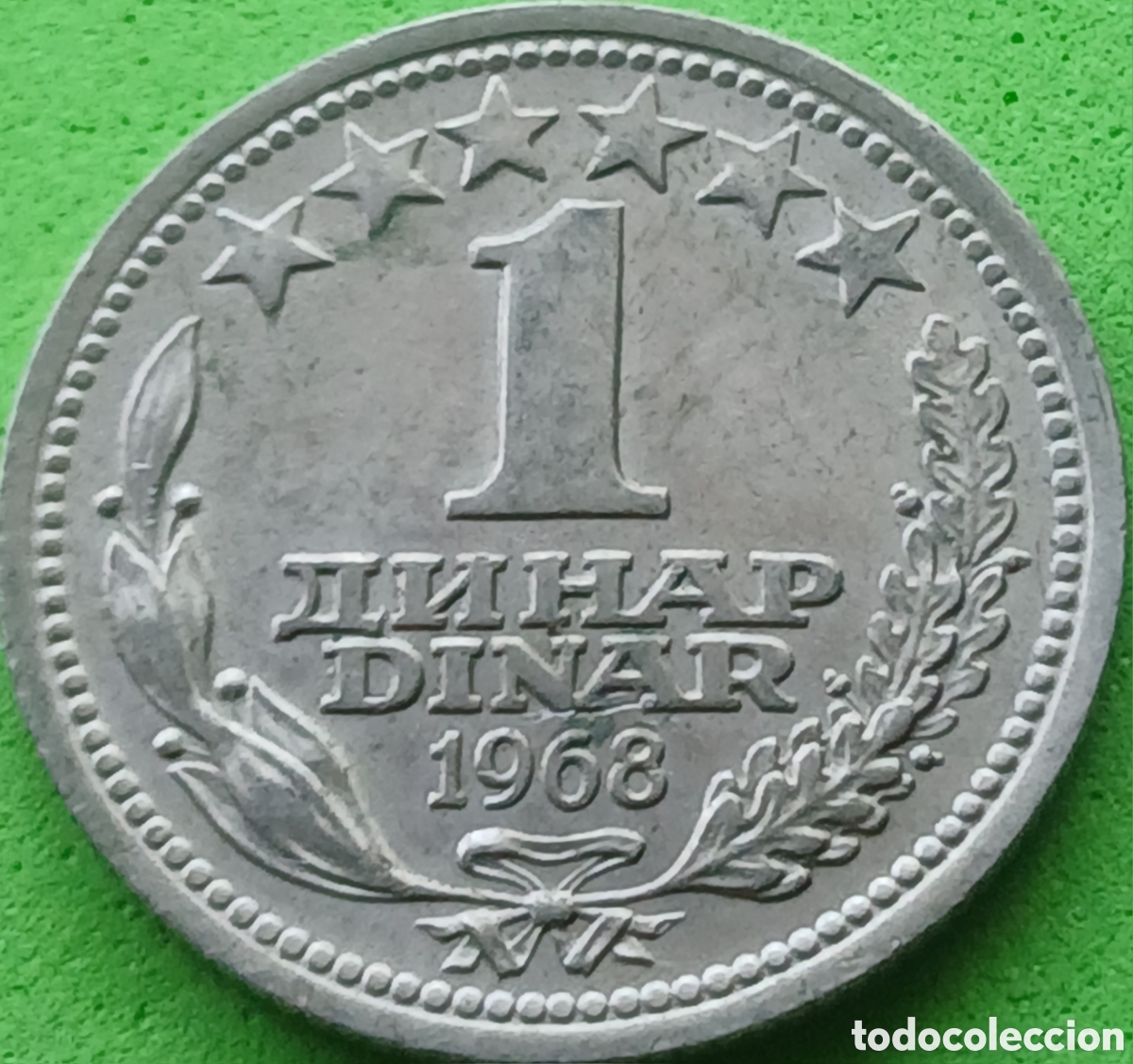 Monedas antiguas de Europa: Yugoslavia 1 dinar 1968 km#48