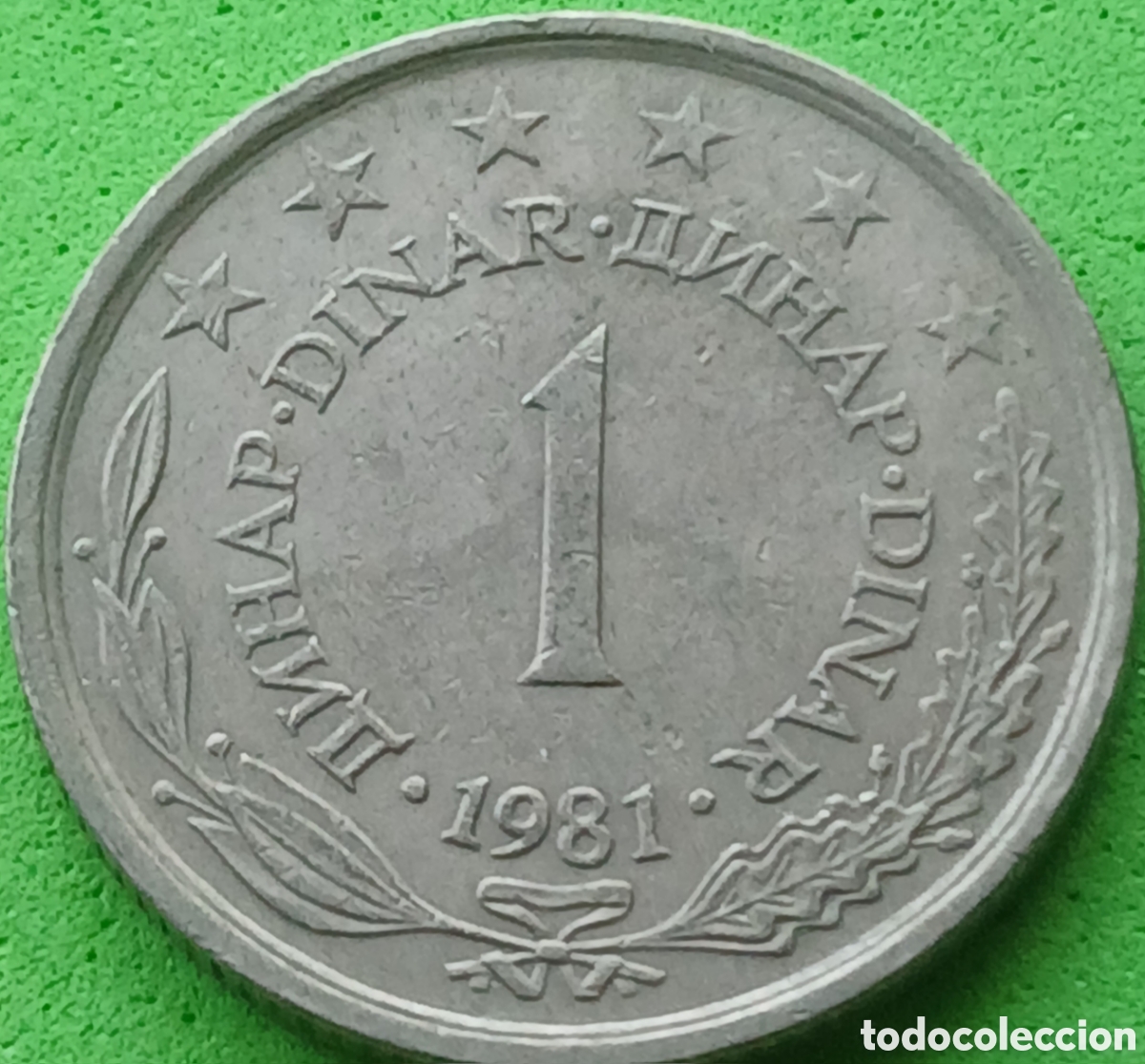 Monedas antiguas de Europa: Yugoslavia 1 dinar 1981 km#59