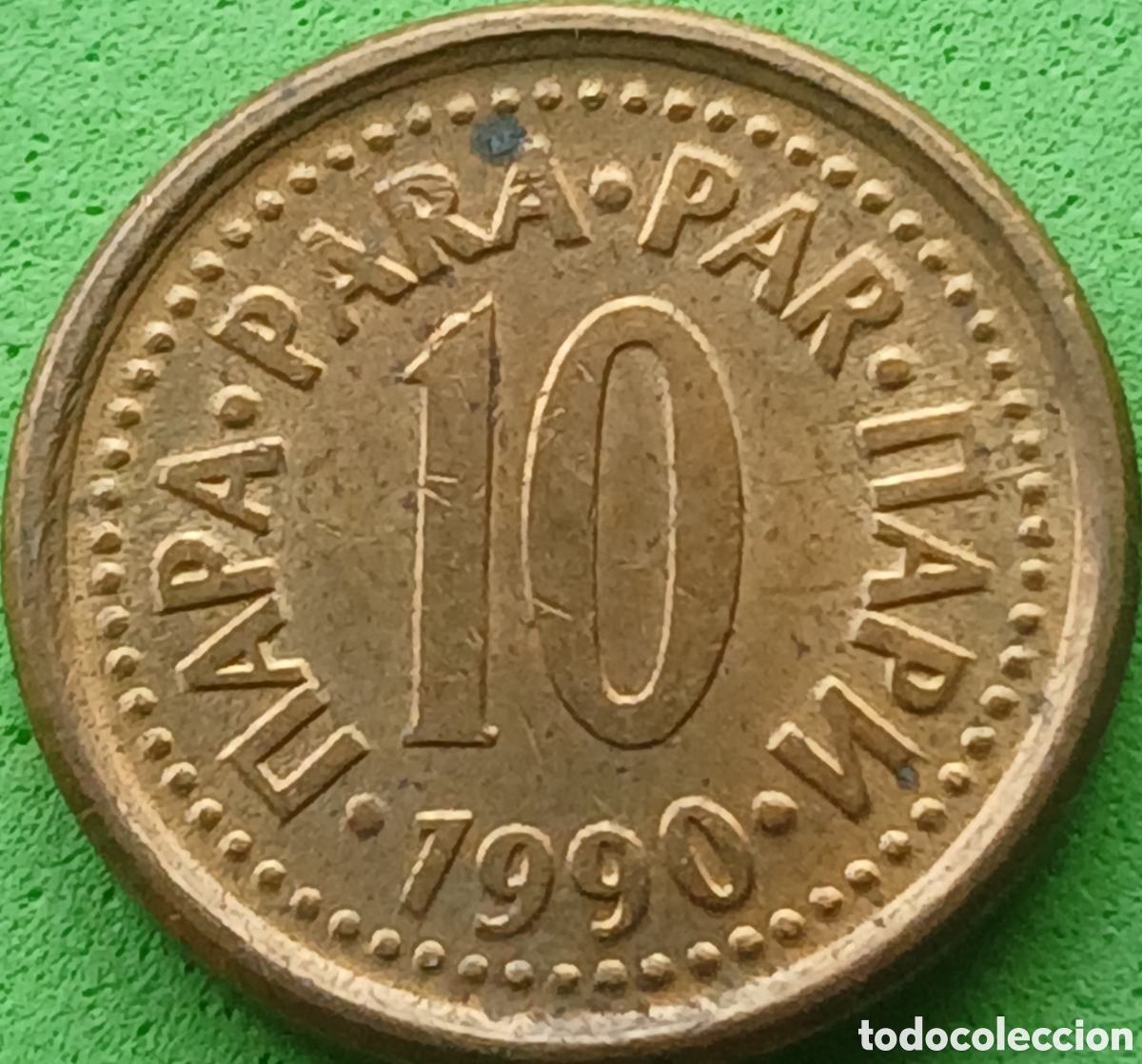 Monedas antiguas de Europa: Yugoslavia 10 para 1990 km#139